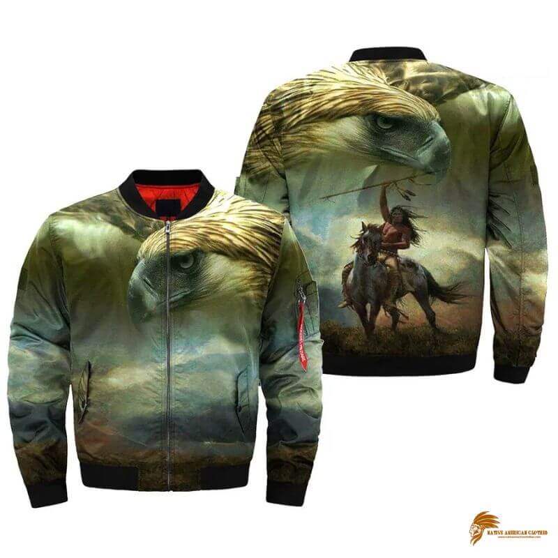 Native American Eagle Art Jacket - JACNAT055