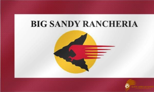 Native American Flag Of Big Sandy Rancheria