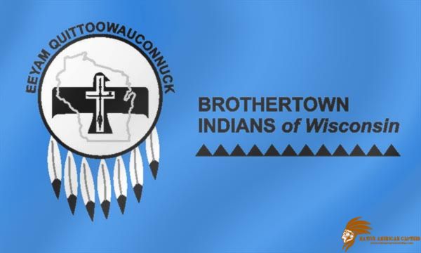 Native American Flag of the Brothertown Indians of Wisconsin