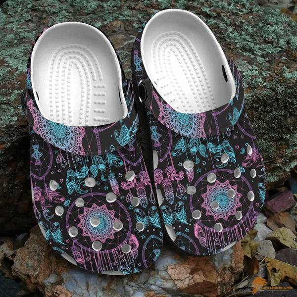 Native American-Style Crocs Dream Catcher Shoes