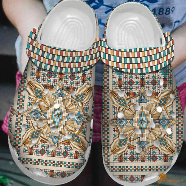 Native American Style Symmetrical Crocs