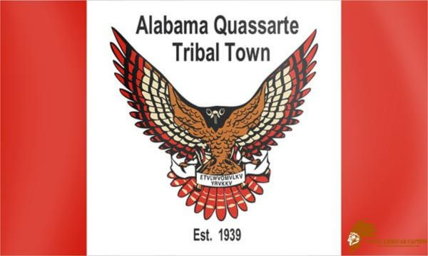 The Majestic Alabama-Quassarte Native American Flag