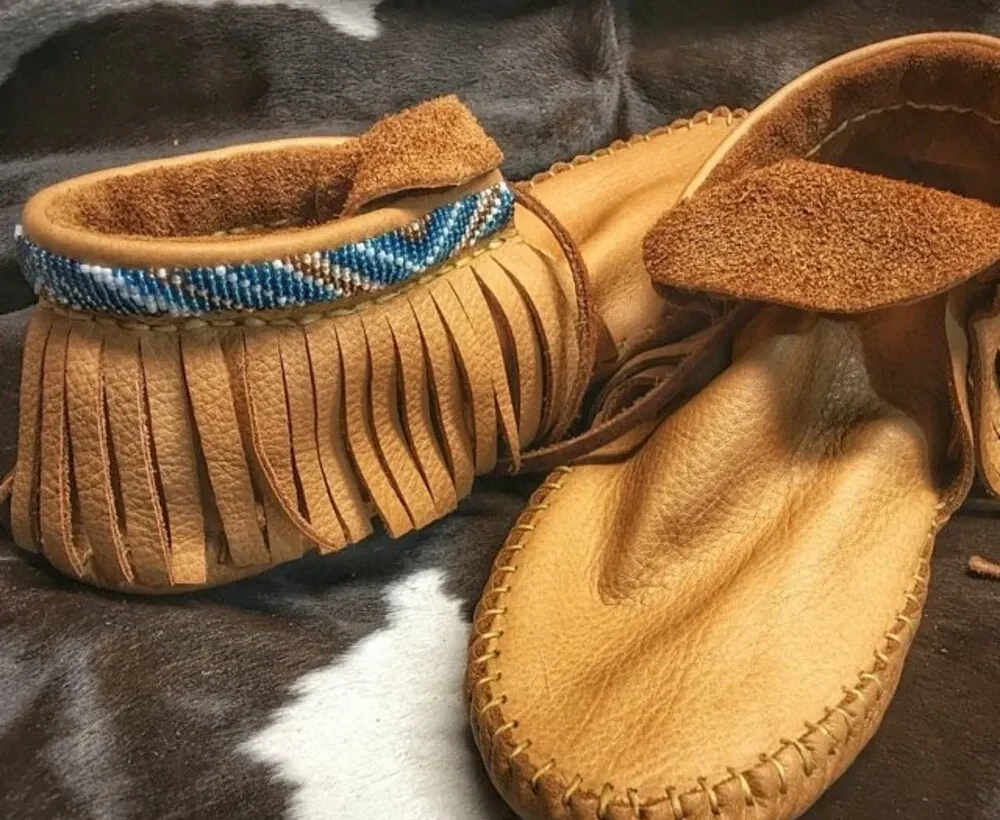 native american moccasin pattern