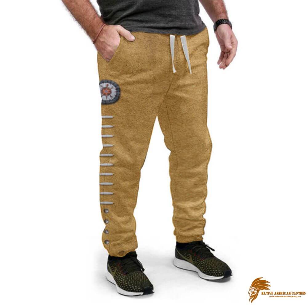 Basic Brown Native Sweatpants (1)