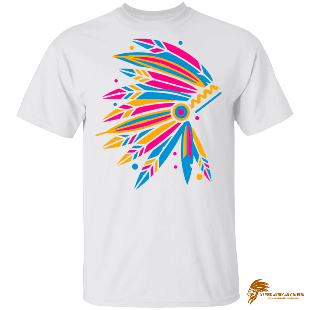 Colorful and Stylish Chieftain's Headdress T-Shirt