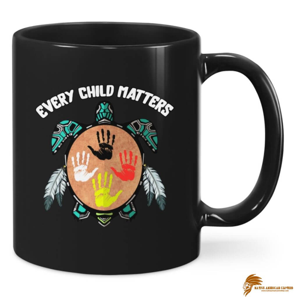 Cute Turtle 'Every Child Matters' Ceramic Mug (5)