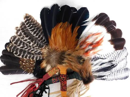 How To Make A Native American Feather Fan?