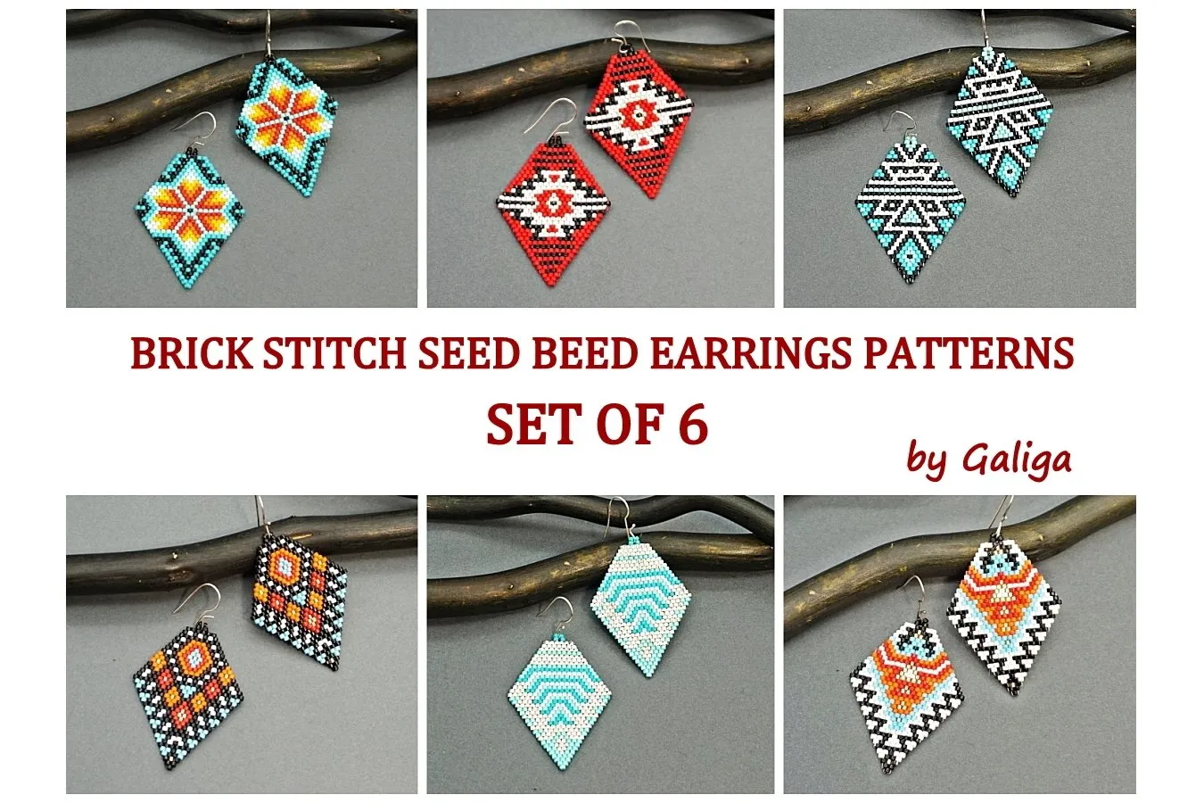 Instructions For Making Brick Stitch Native American Beaded Earrings Patterns Free