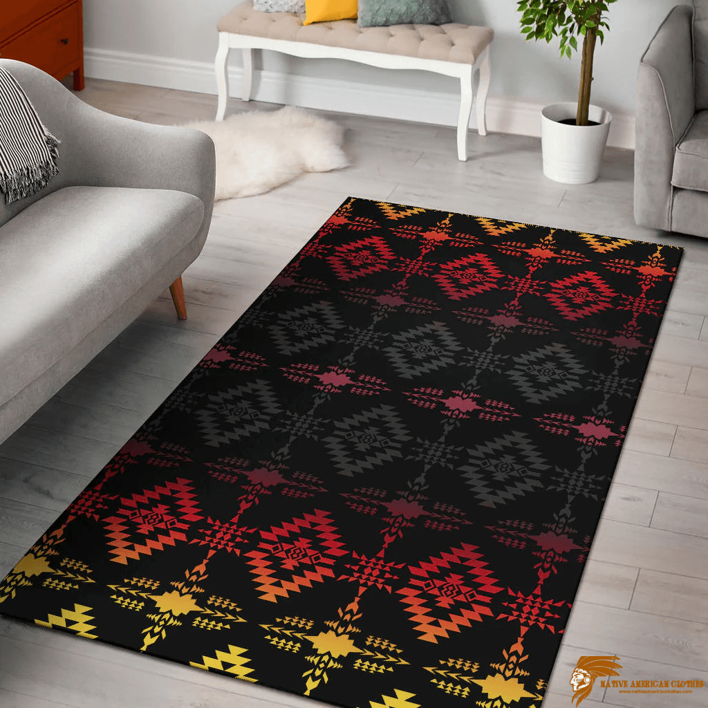 Native American-Inspired Pattern Area Rug