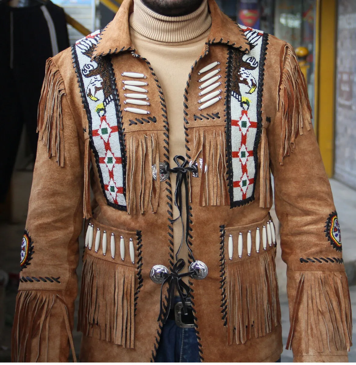 Native American Vest Mens;