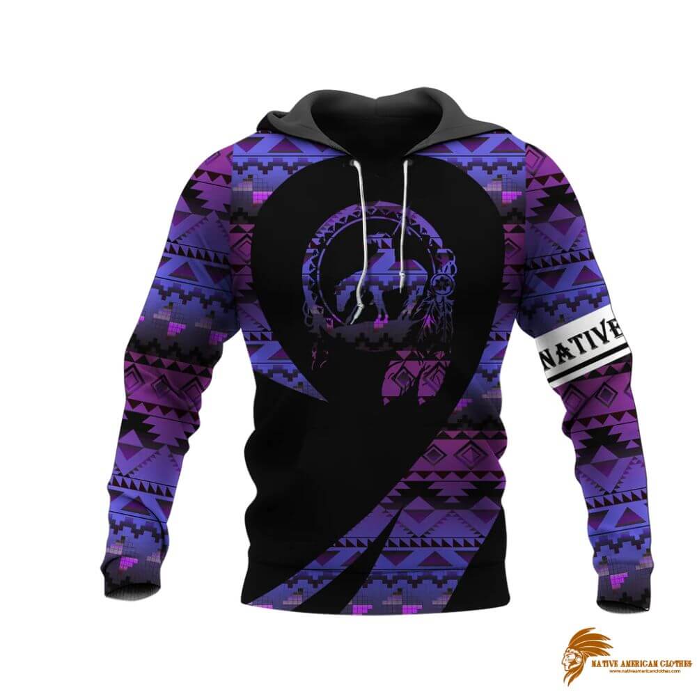 Pattern Native Pride 3D Poncho Hoodie