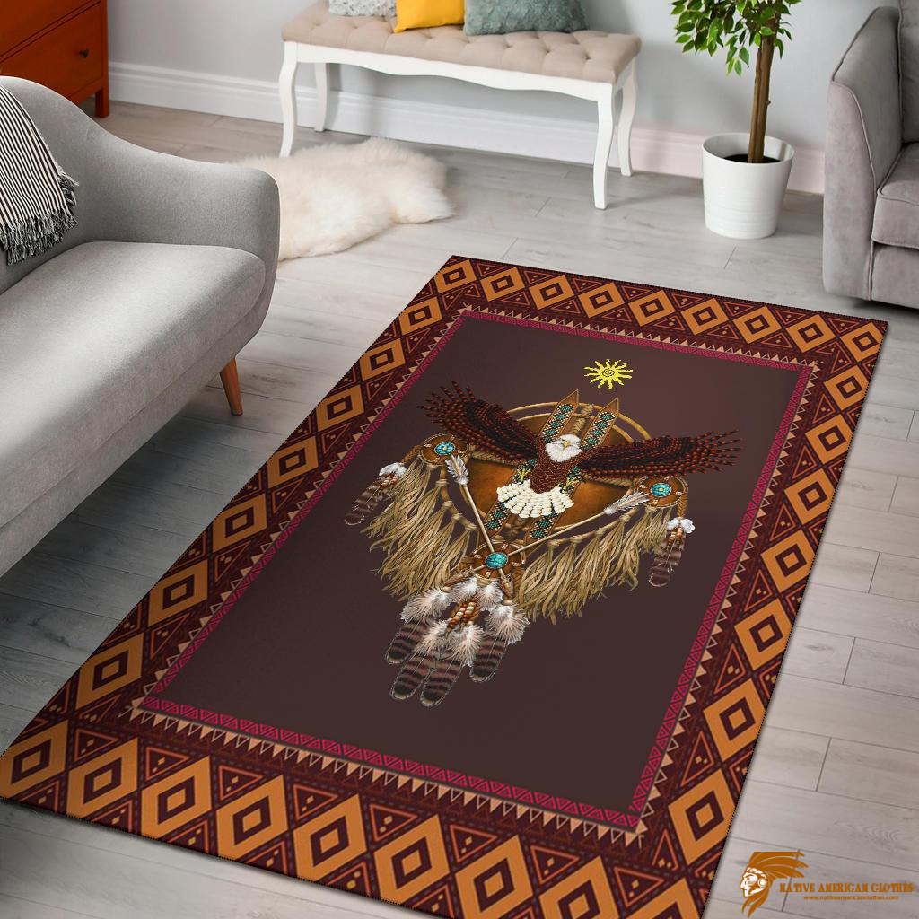 Sun Owl Dreamcatcher Native American Design Area Patterns Carpets