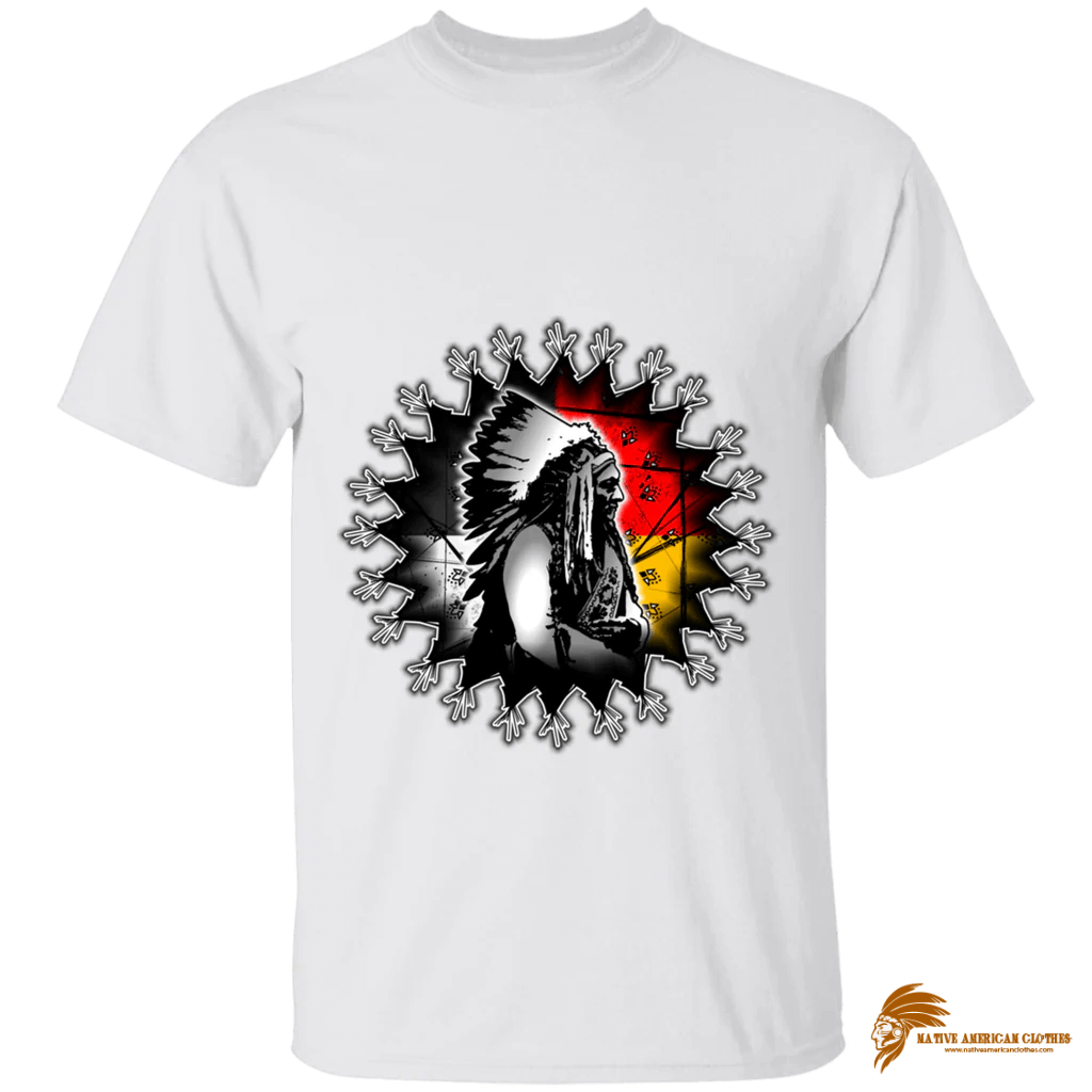 Traditional Men's Design Chief Dreamcatcher T Shirt 1