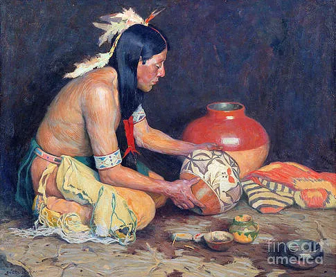 What Are Native American Indian Paint Pots?