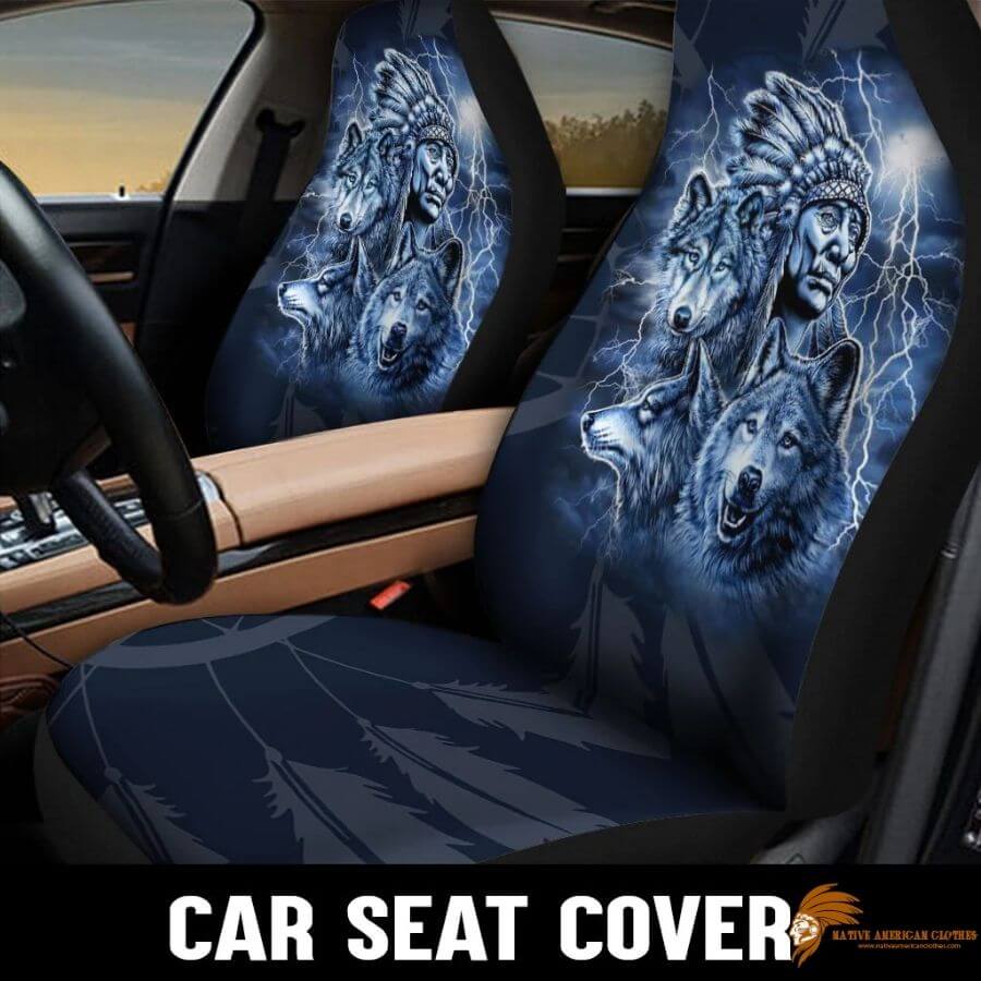 Blue Wolf Native Car Seat Cover SEANAT009 (1)