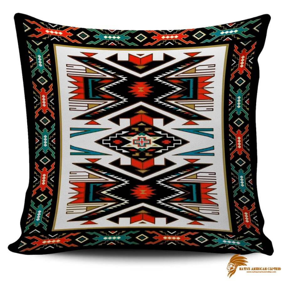 Tribal Colorful Pattern Native American Pillow Covers PILNAT006