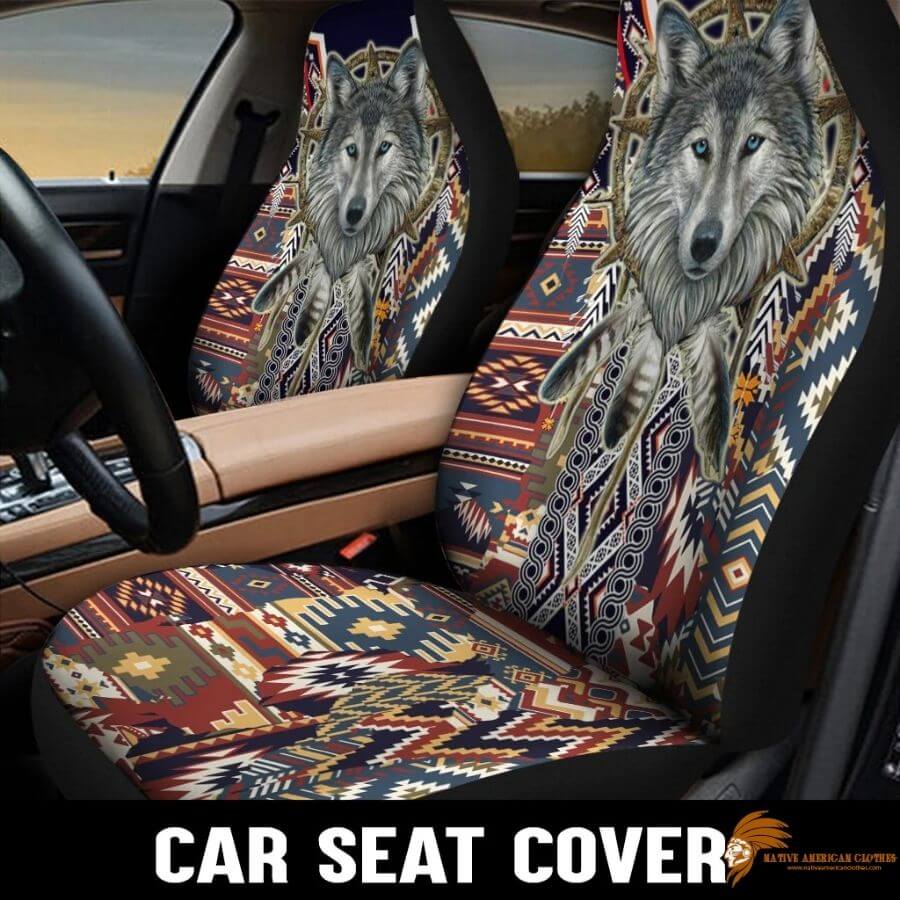 Wolf Native Car Seat Cover SEANAT006 (1)